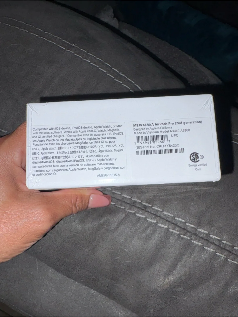 Apple AirPods Pro 2nd Generation in White sealed tamper proof